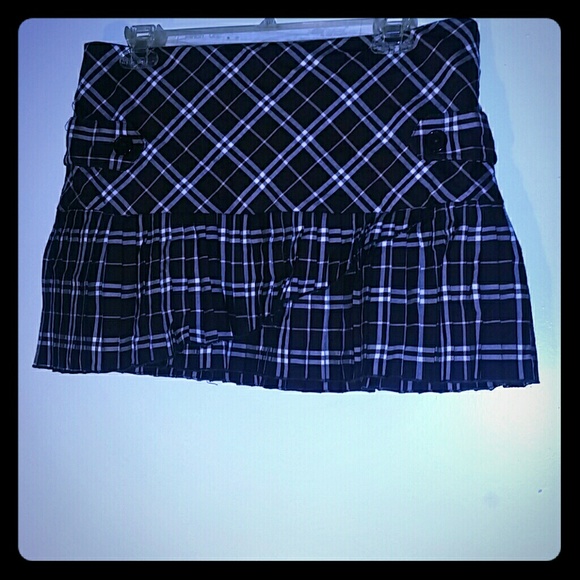 Plaid Mini Skirt - Picture 1 of 4