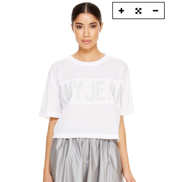 DKNY international crop top tee