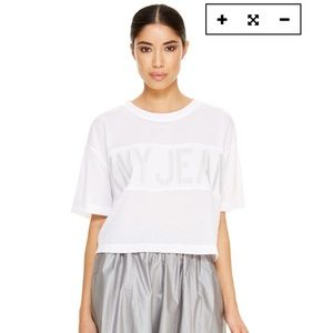DKNY international crop top tee