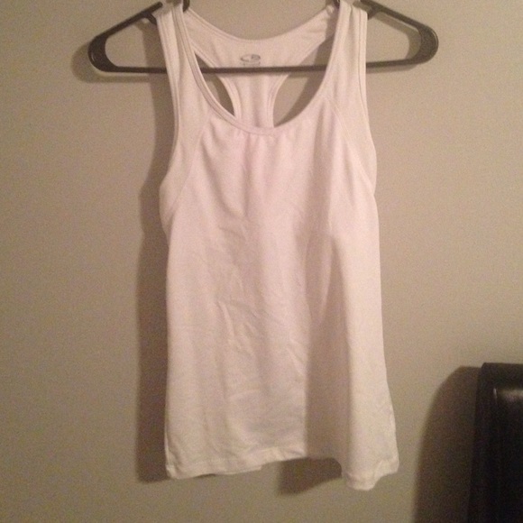 White athletic top