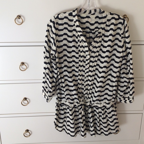 Anthropologie Swizzle Stripe Tunic