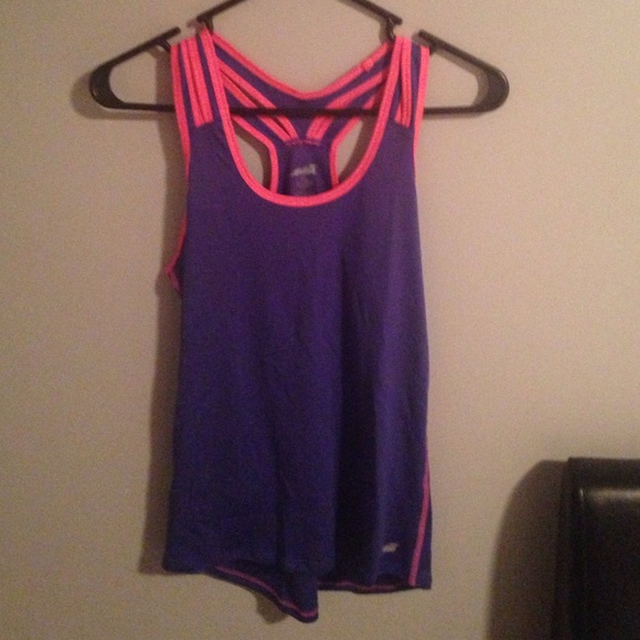 Purple athletic top