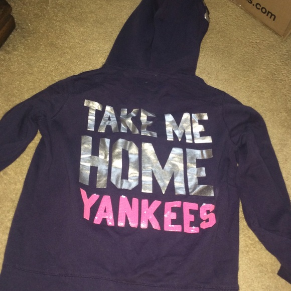 PINK Victoria's Secret Sweaters - Yankees zip up
