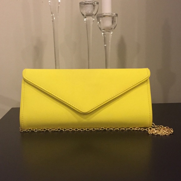 Neon Yellow Clutch