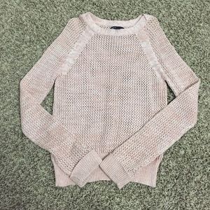 GapKids Pink Crochet Sweater