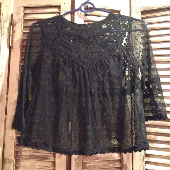 Free People lace top