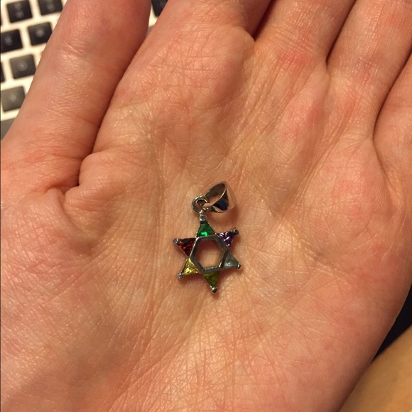 Gem Jewish Starr Necklas