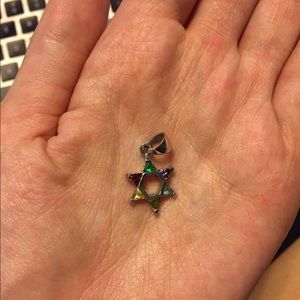 Gem Jewish Starr Necklas