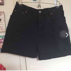 Black high waisted shorts. Sold on Mercari