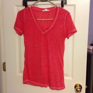 Peach v neck