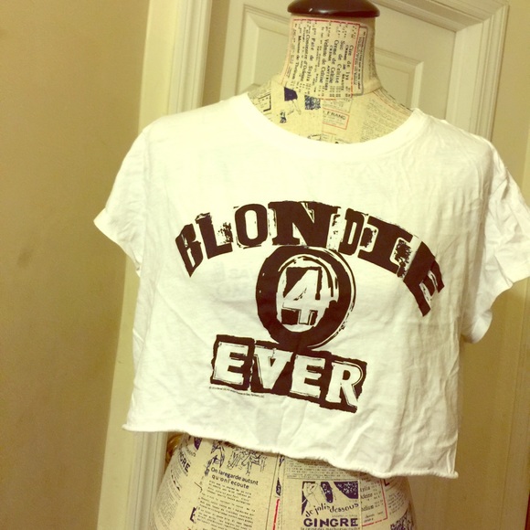 BLONDIE FOREVER CROP TOP