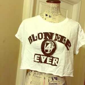 BLONDIE FOREVER CROP TOP