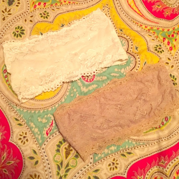 Set of two Lace Bandeau Bra