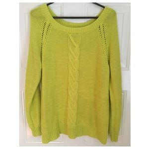 APT. 9 Lime Green Sweater