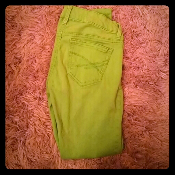 Aeropastale Green Skinny Jeans