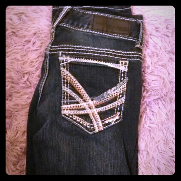 Twenty-One Black Ripped Jeans