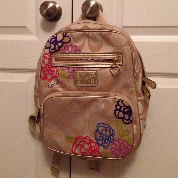 Lightly used Coach backpack