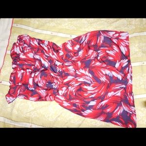 Red Gap Tube Top Dress