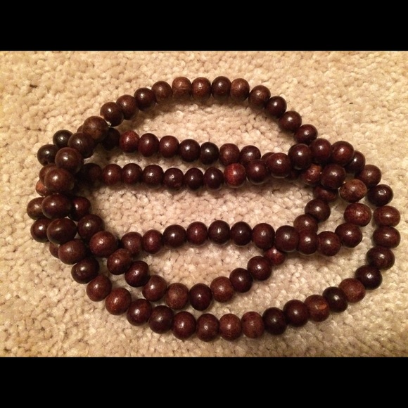 NEPAL ROSEWOOD BEADS - Picture 3 of 4