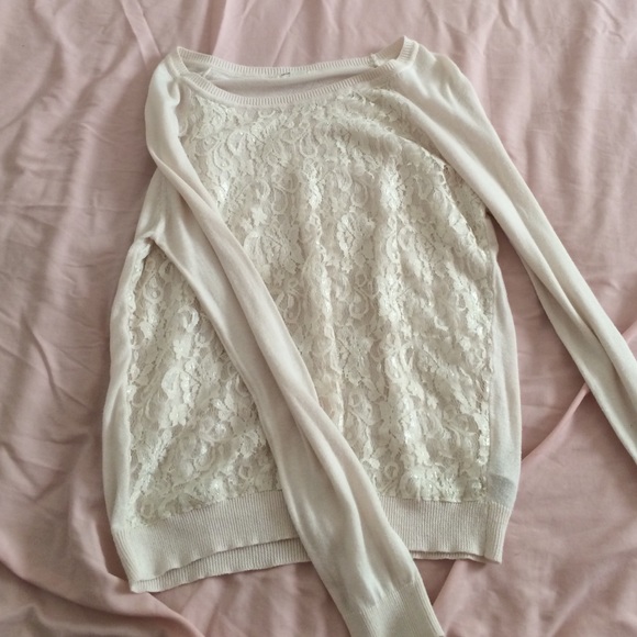 Lacey Sheer White Top