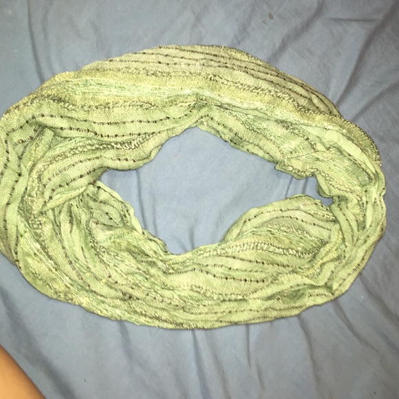 green sequin infinity scarf