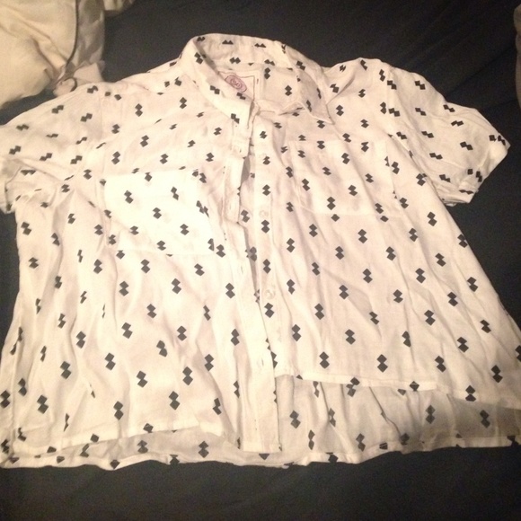 Button up hipster top