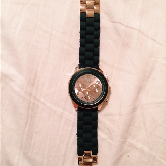 Aeropostale black and gold watch!