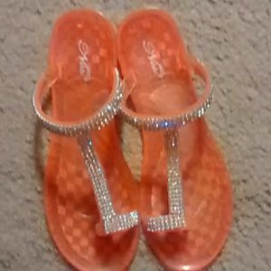 Orange Sandals