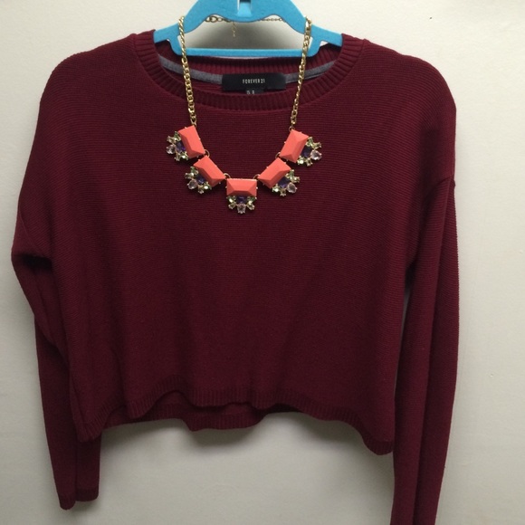 SOLD Forever 21 Cropped Sweater