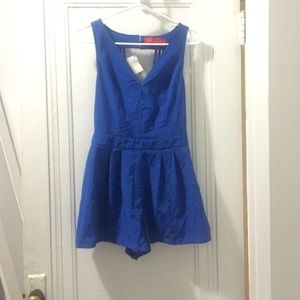 Blue romper size S w/ tags!!