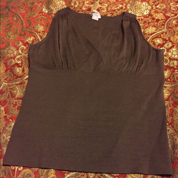Brown Ann Taylor Sweater Shell