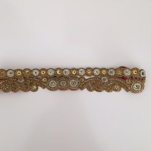 Anthropologie double jewel embellished headband