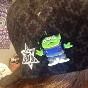 Skrillex toy story hat pin