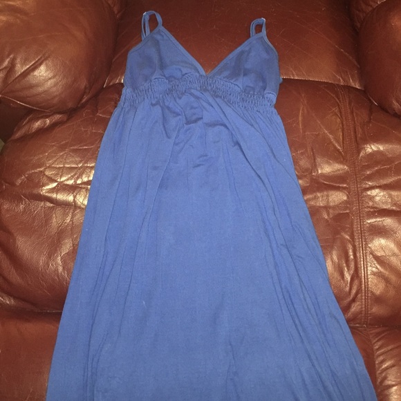 blue dress