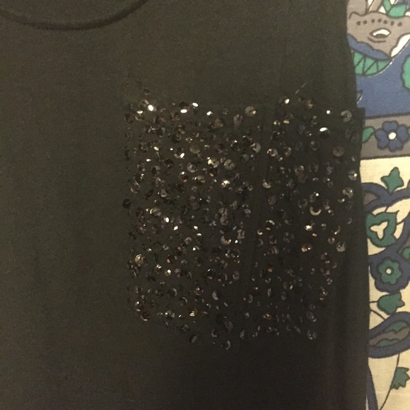 Sequined pocket express tank - Picture 2 of 2