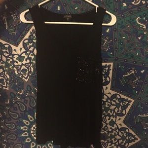 Sequined pocket express tank