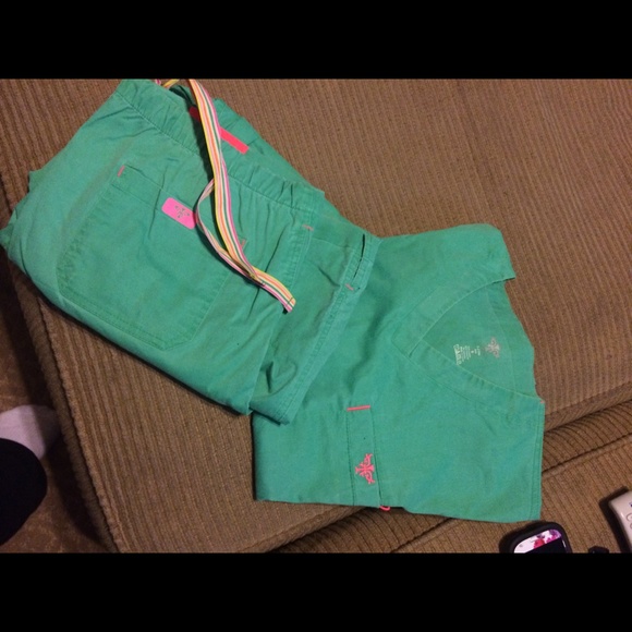 Med Couture Neon Green Scrubs