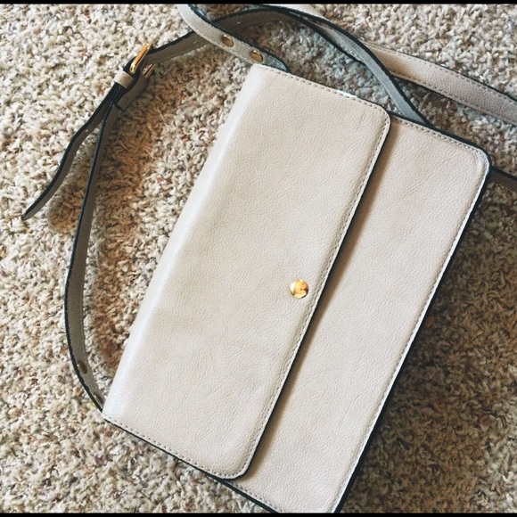 Tan Faux leather cross body bag