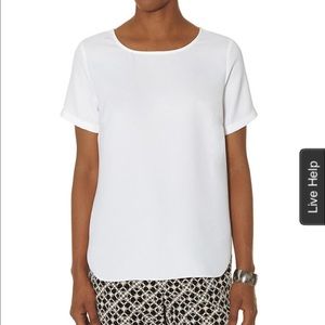 White hi-low top - Never worn but no tags.