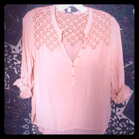 Pale pink 3/4 shirt - Picture 1 of 2