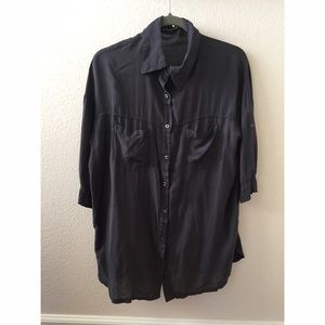 Brandy Melville Dark Grey Blouse