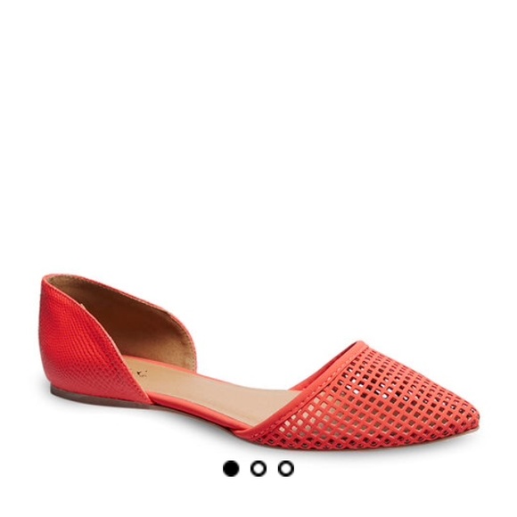 Orange flats