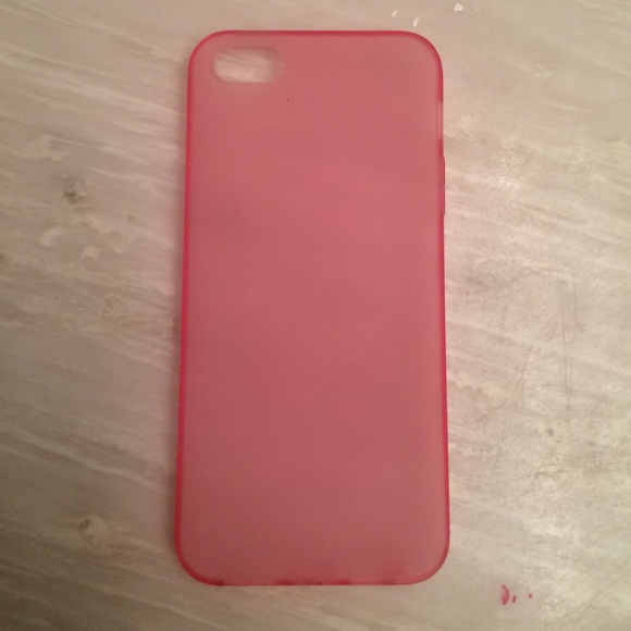 Pink matte iPhone 5/5s case