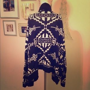 Aztec sweater cardigan