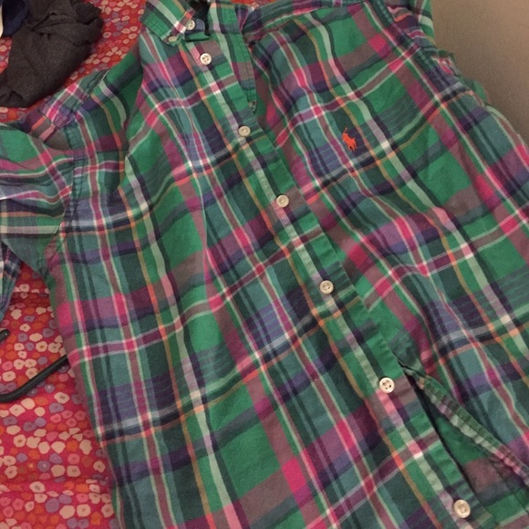 Plaid Polo Flannel