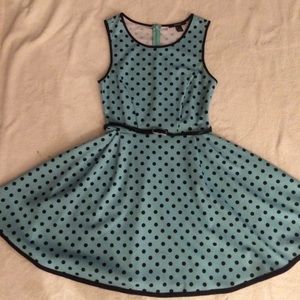 Forever 21 Retro Glam Dotted Dress