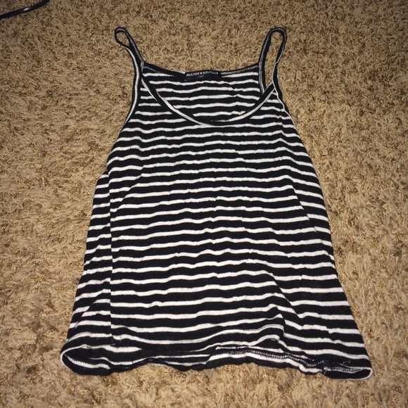 Brandy Melville Tops - Brandy Melville black and white stripped tank! Brandy Melville Tops - Brandy Melville black and white stripped tank!