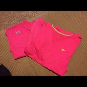 Med Couture Hot Pink Scrubs