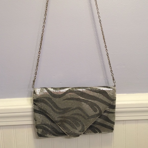 Black and Silver Clutch - Picture 2 of 2