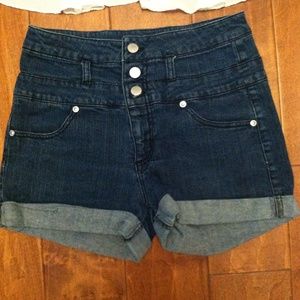 High waisted shorts